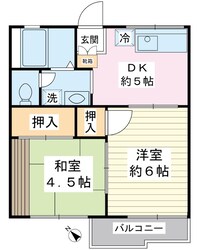 浦安コーポの物件間取画像